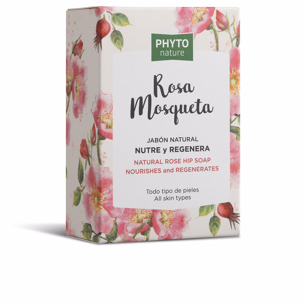 PHYTO NATURE pastilla jabón rosa mosqueta