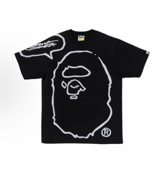 BAPE x Joshua Vides Ape Head Tee Black