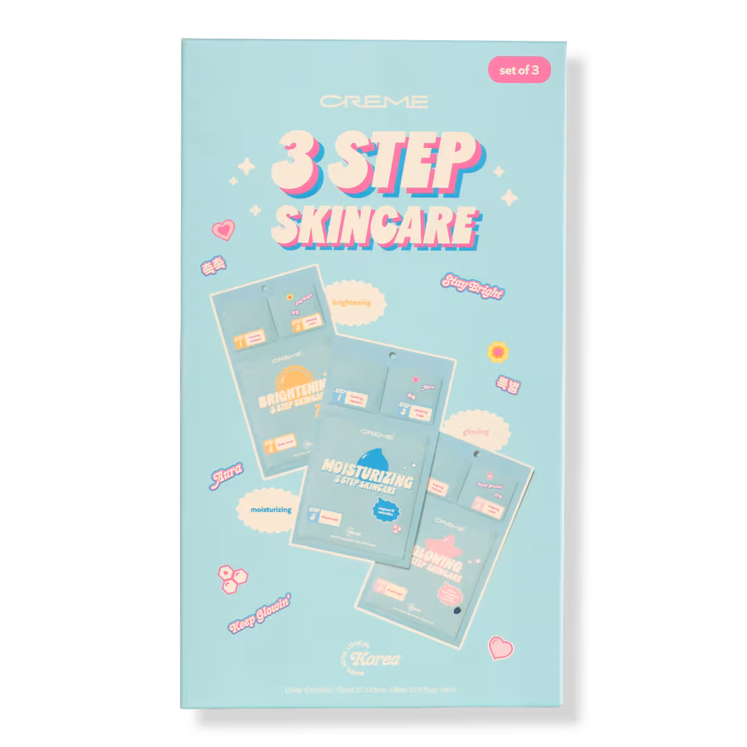The Crème Shop  To Go 3-Step Skincare Variety Pack