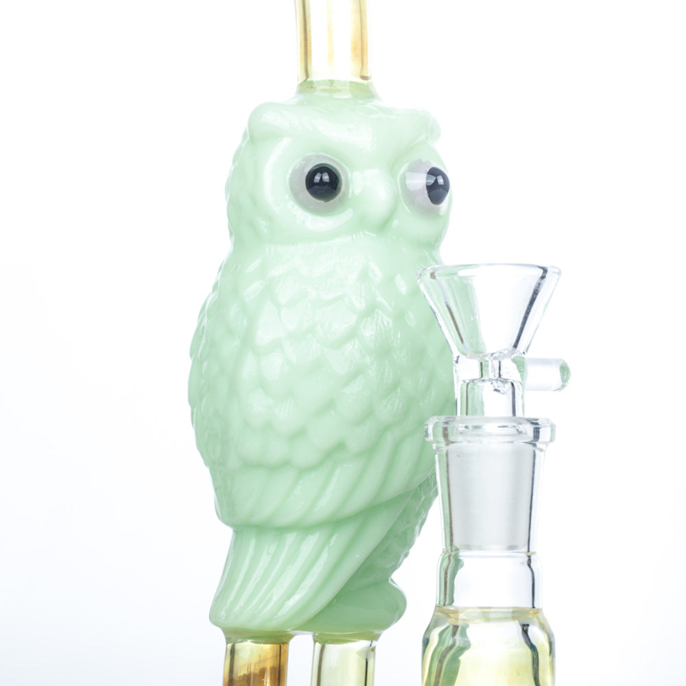 8 Owl Theme Glass Bong