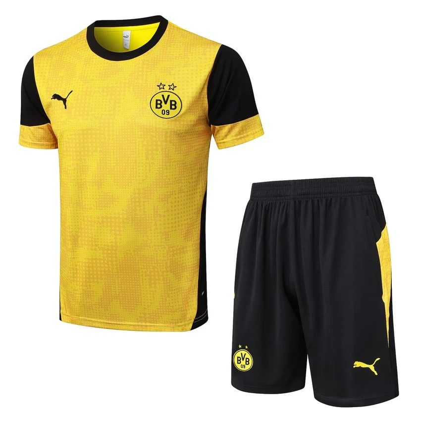BVB Dortmund Jersey Shorts Set Men 2025 2026 Yellow Black