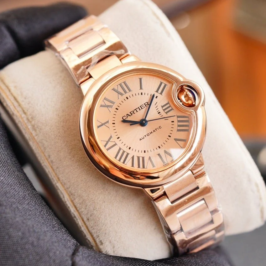 Cartier Watch BALLON BLEU 33MM AUTOMATIC ROSE GOLD DIAL