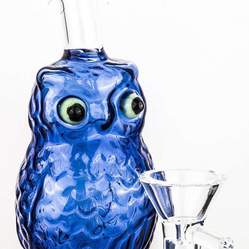 8 Owl Theme Glass Bong