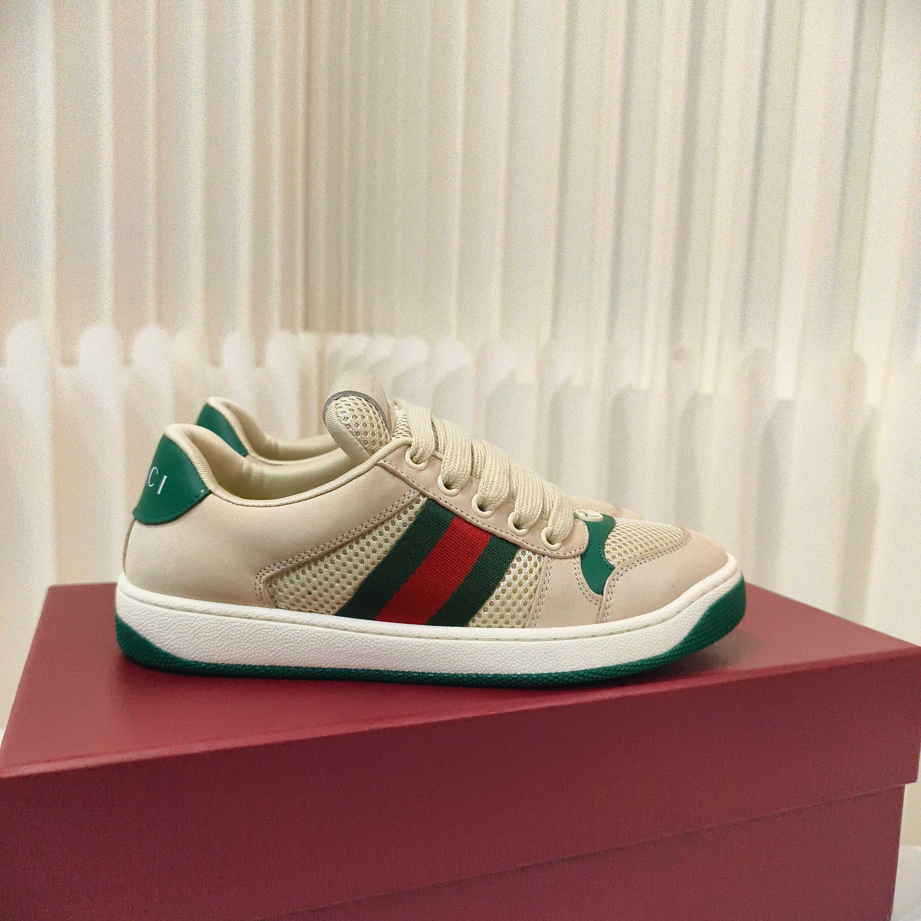 Gucci Web Stripe Low-Top Sneakers