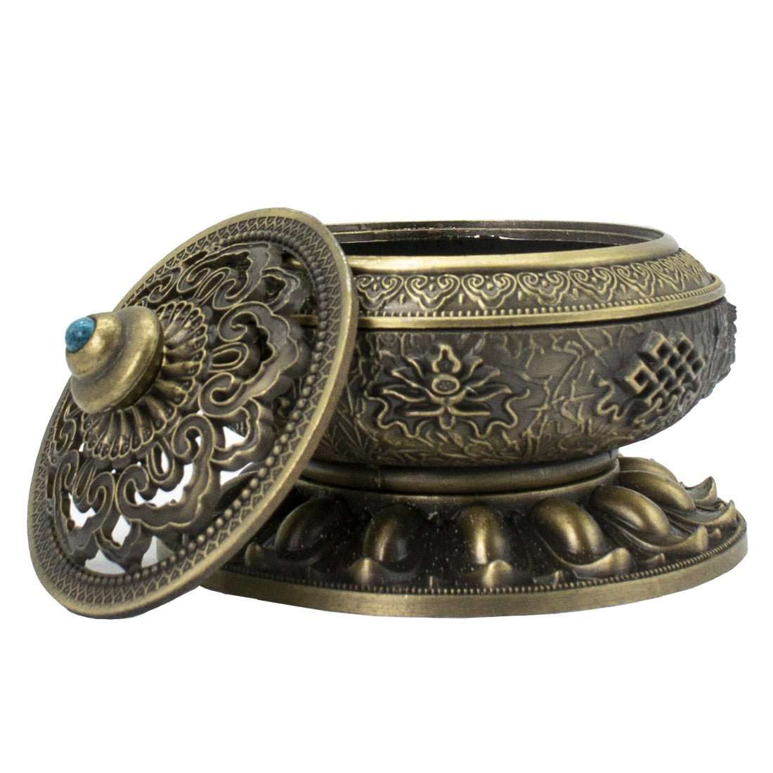 Tibetan Brass Incense Burner