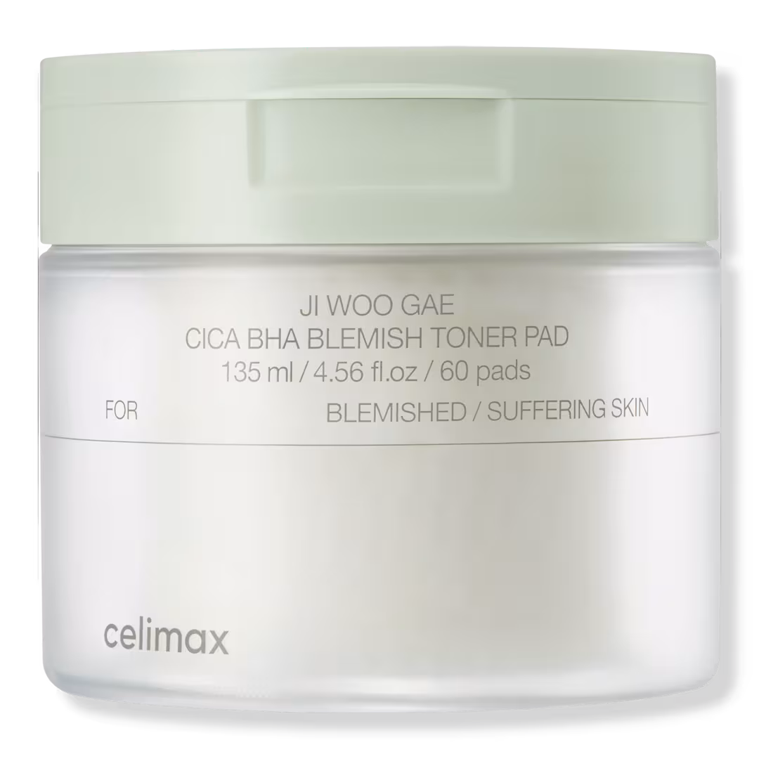 celimax  Jiwoogae Cica BHA Blemish Toner Pad