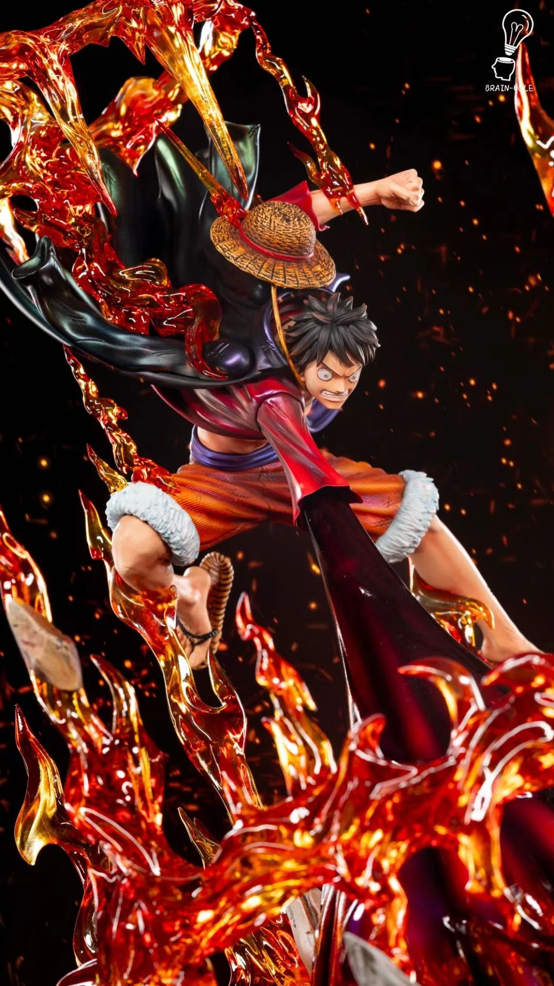 Brain Hole Studio - Red Roc Luffy | 业火拳枪 路飞