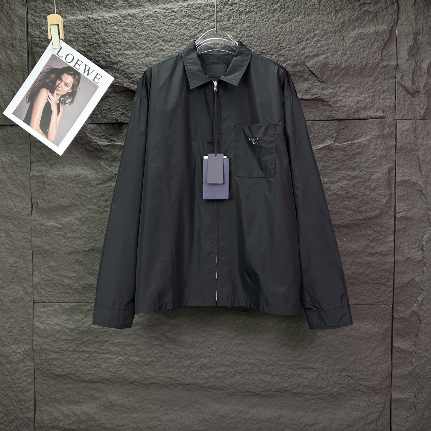 Prada Zip-Up Shirt