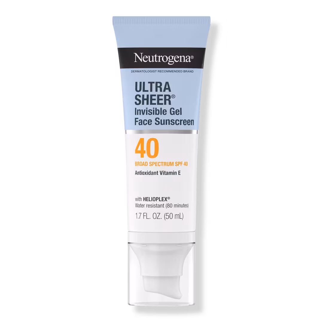 Neutrogena  Ultra Sheer Invisible Gel SPF 40 Facial Sunscreen