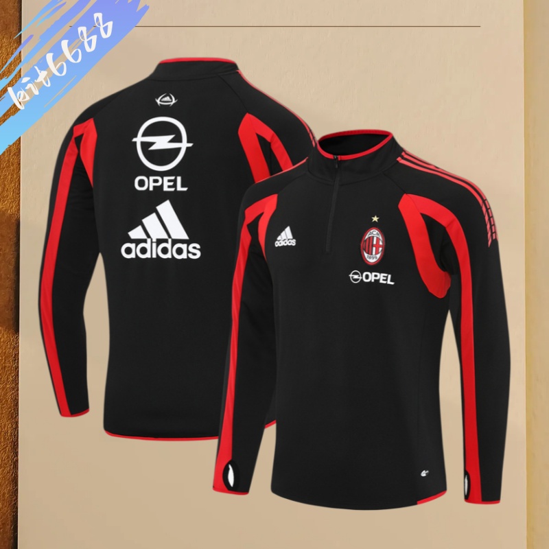 05/06 AC Milan Retro Training Shirt Long Sleeve Football Shirt