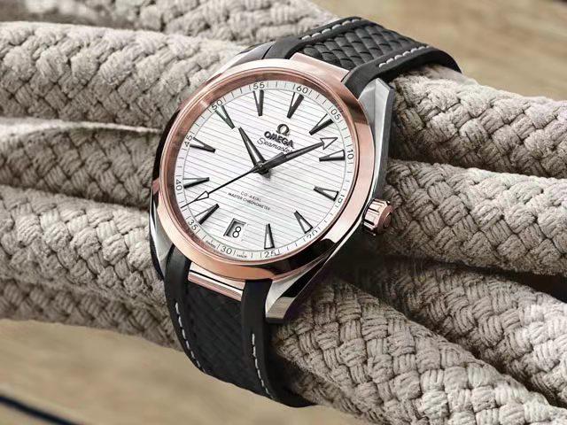 Omega Watch SEAMASTER AQUA TERRA 150 ROSE GOLD CASE BLACK DIAL