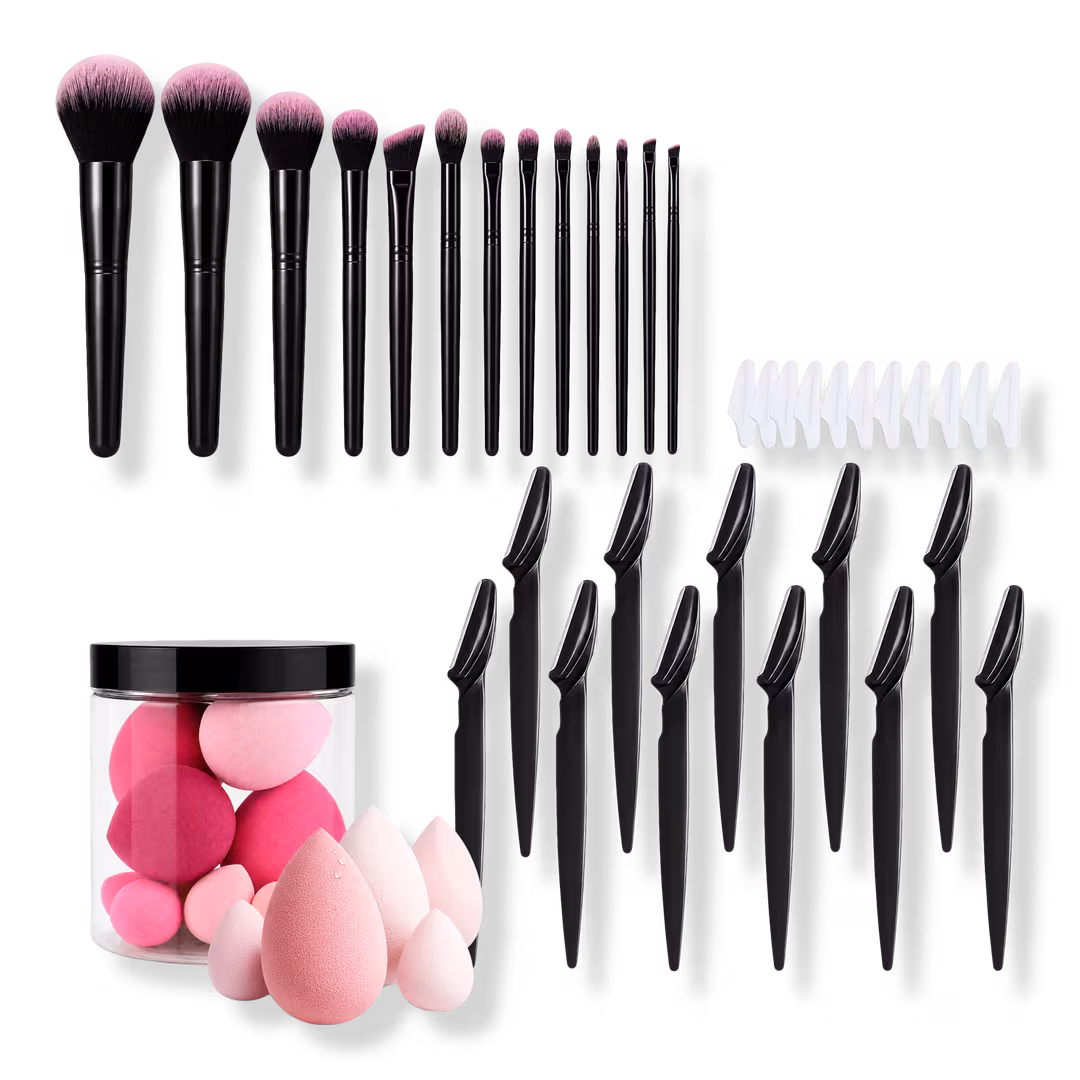 CosmoGlo  44-Piece Professional Makeup Brush Set