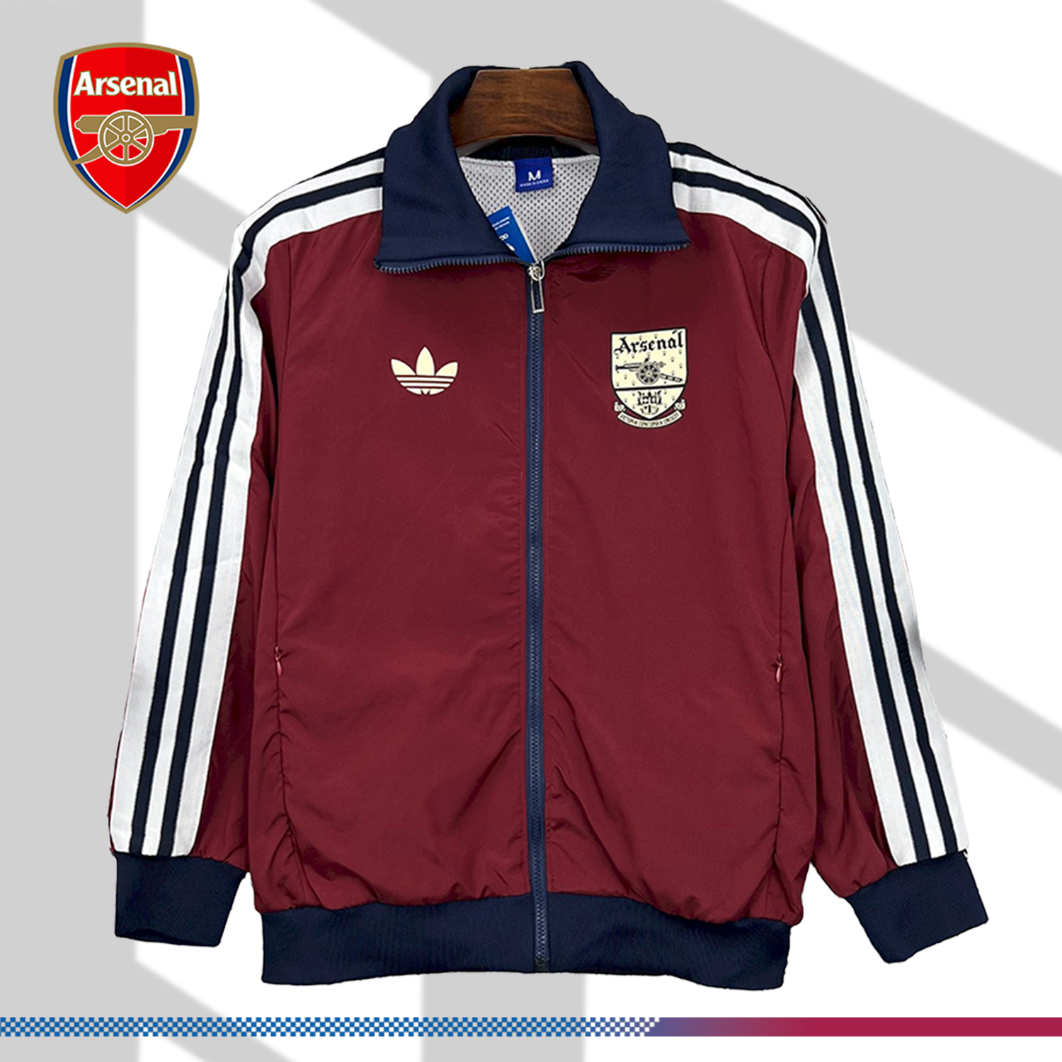 2024/2025 Arsenal Retro Football Windbreaker