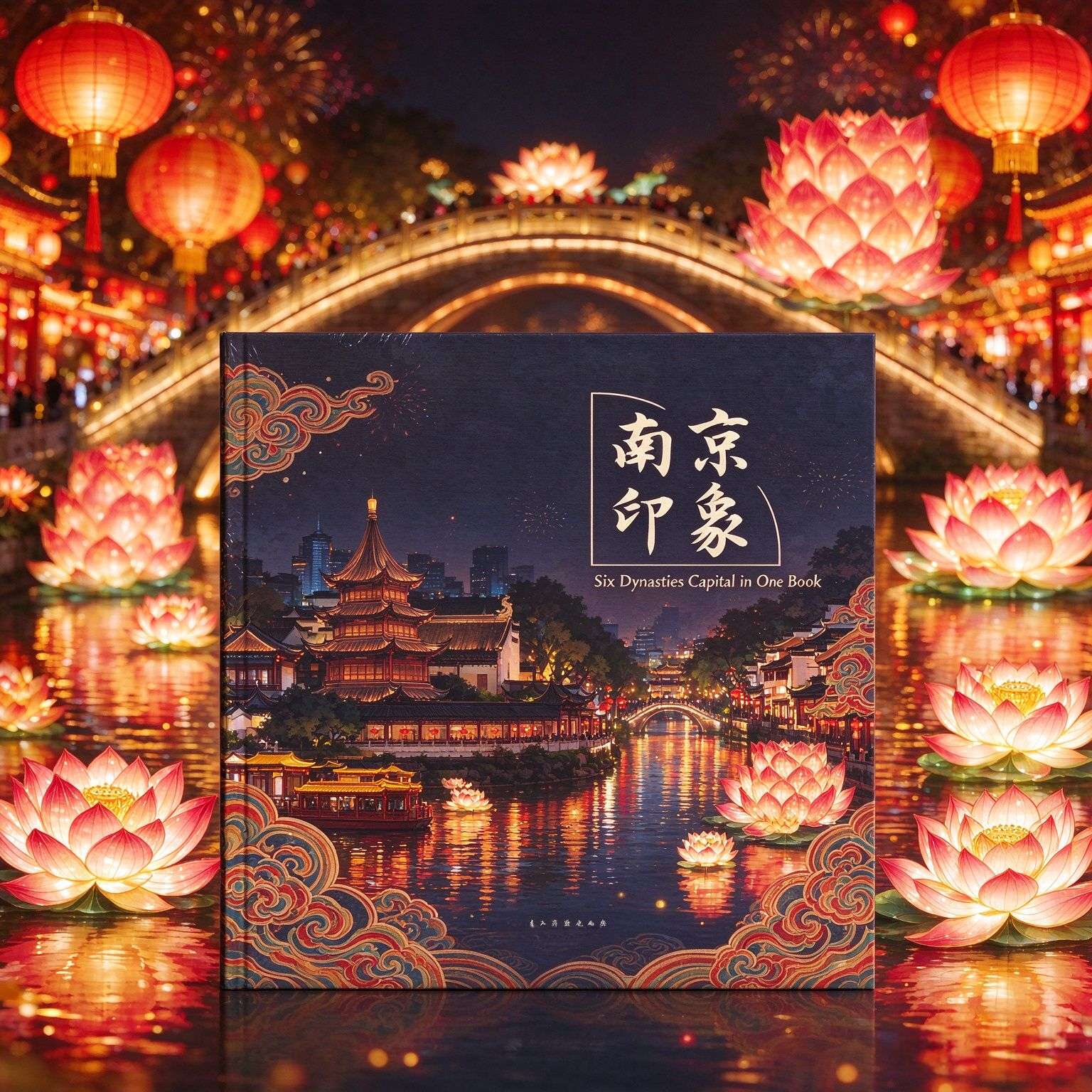 Nanjing Impressions: Hand-Drawn Art Postcard Book | Chinese Cityscape Illustration Collection | Bilingual Edition