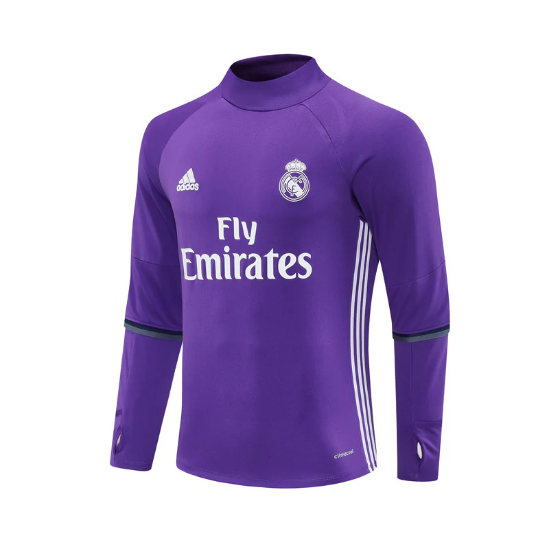 Real Madrid Training Jacket Men 2016 2017 Purple