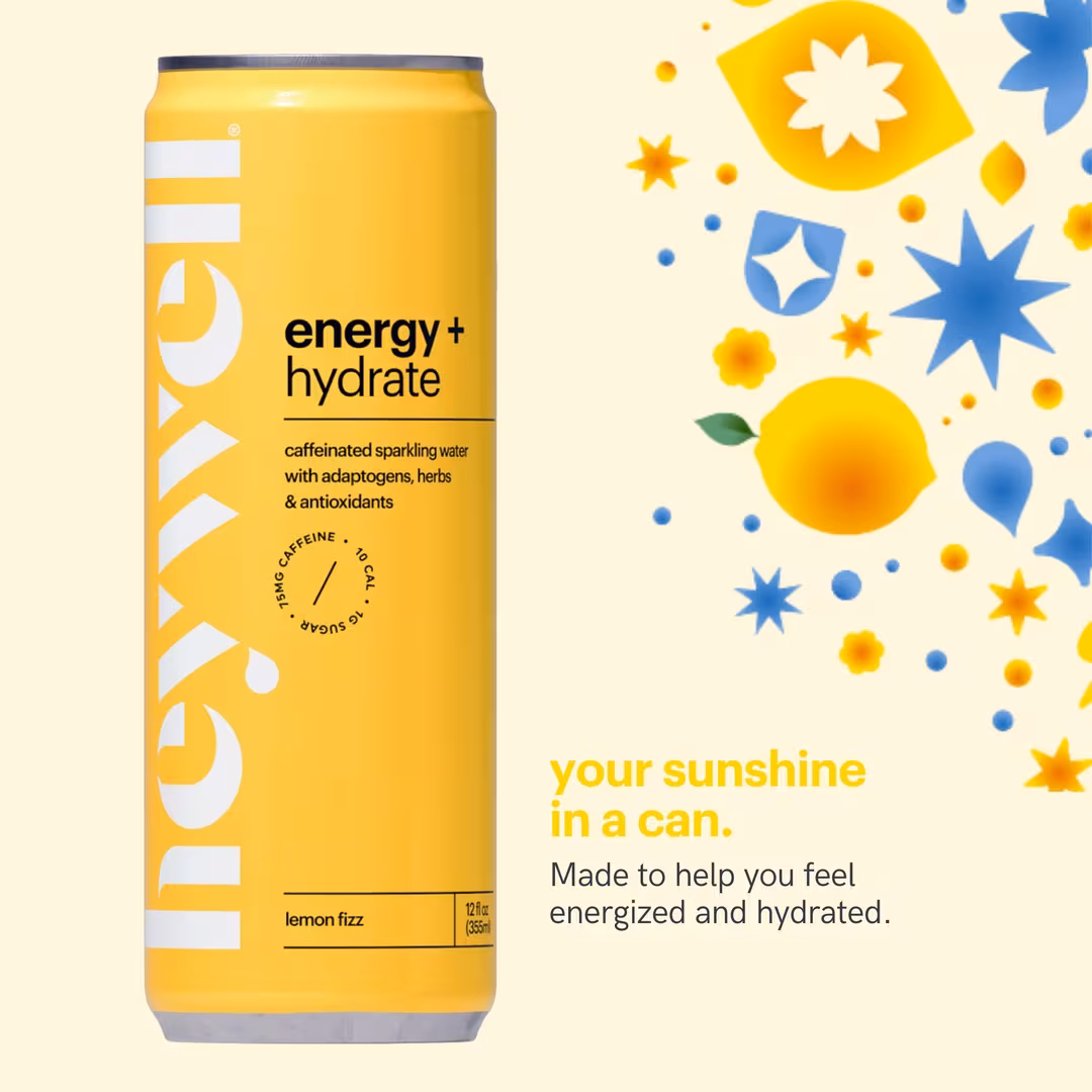 Heywell  Energy + Hydrate Sparkling Lemon Fizz 12-Pack