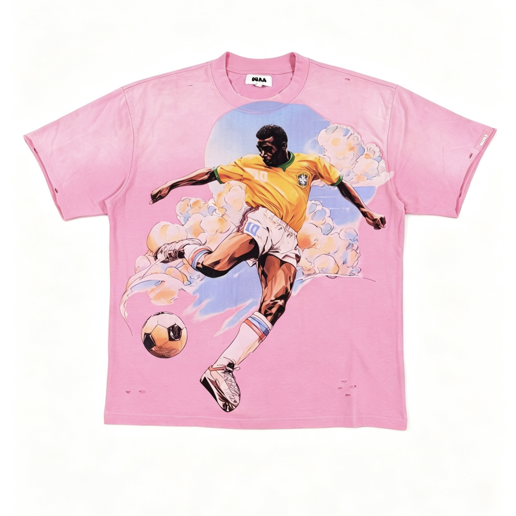2026ss pink soccer player tshirt