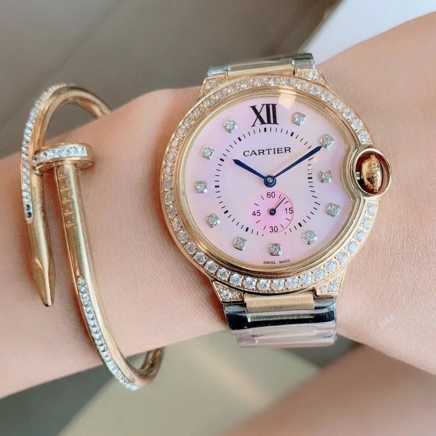 Cartier Watch BALLON BLEU DE CARTIER 36MM PINK DIAL
