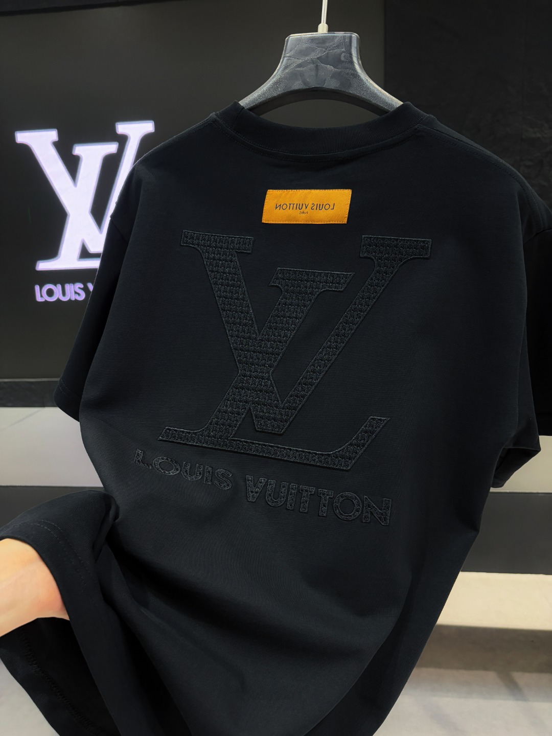 LV Embroidered Short-Sleeved T-shirt