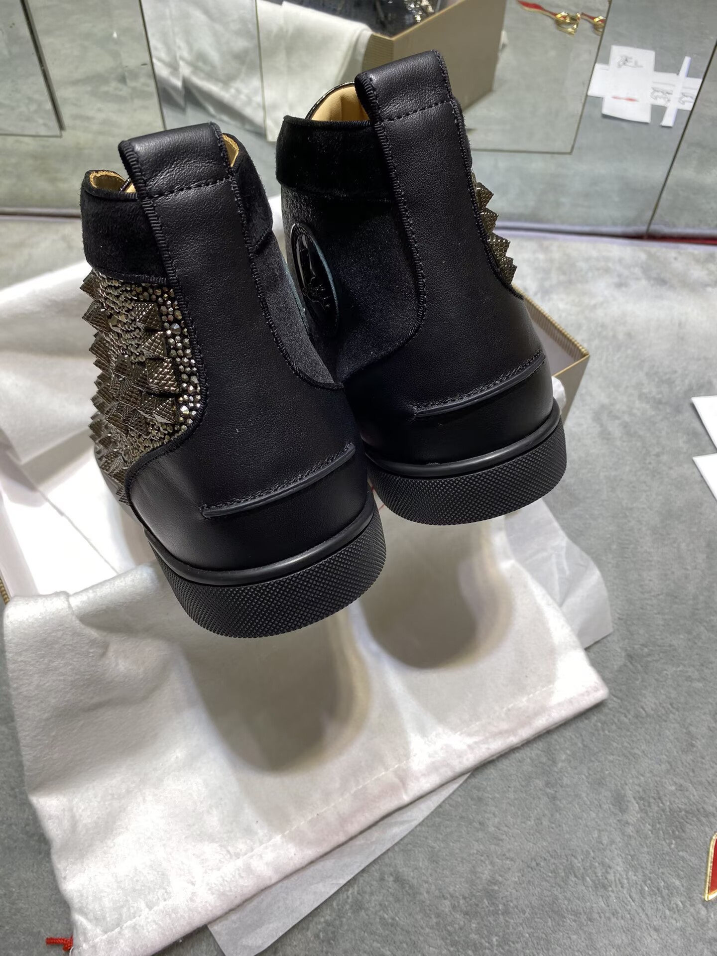 Christian Louboutin Red bottom High-Top - CCSHOES