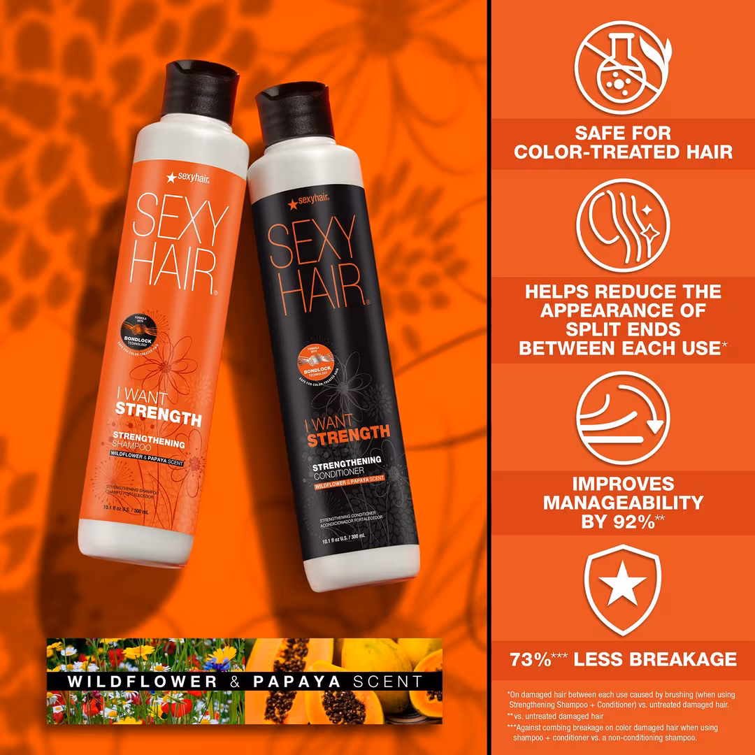 Sexy Hair  I WANT STRENGTH Strengthening Conditioner