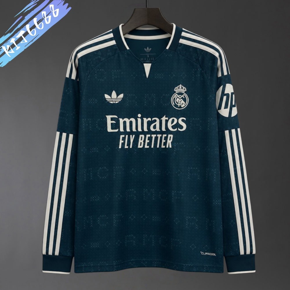 2026/2027 Real Madrid Third long sleeves Football Shirt (Fans version）