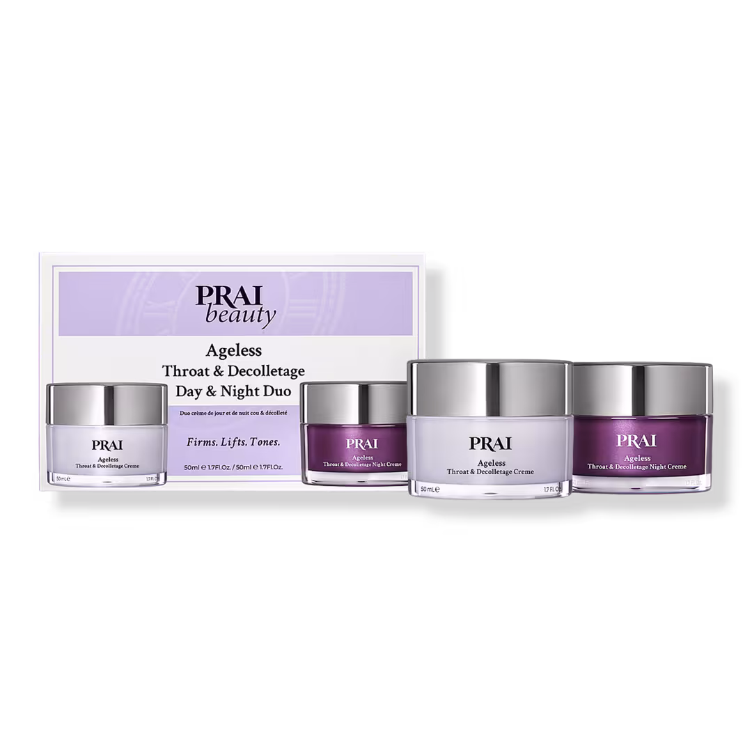 PRAI Beauty  Ageless Throat & Decolletage Day & Night Duo