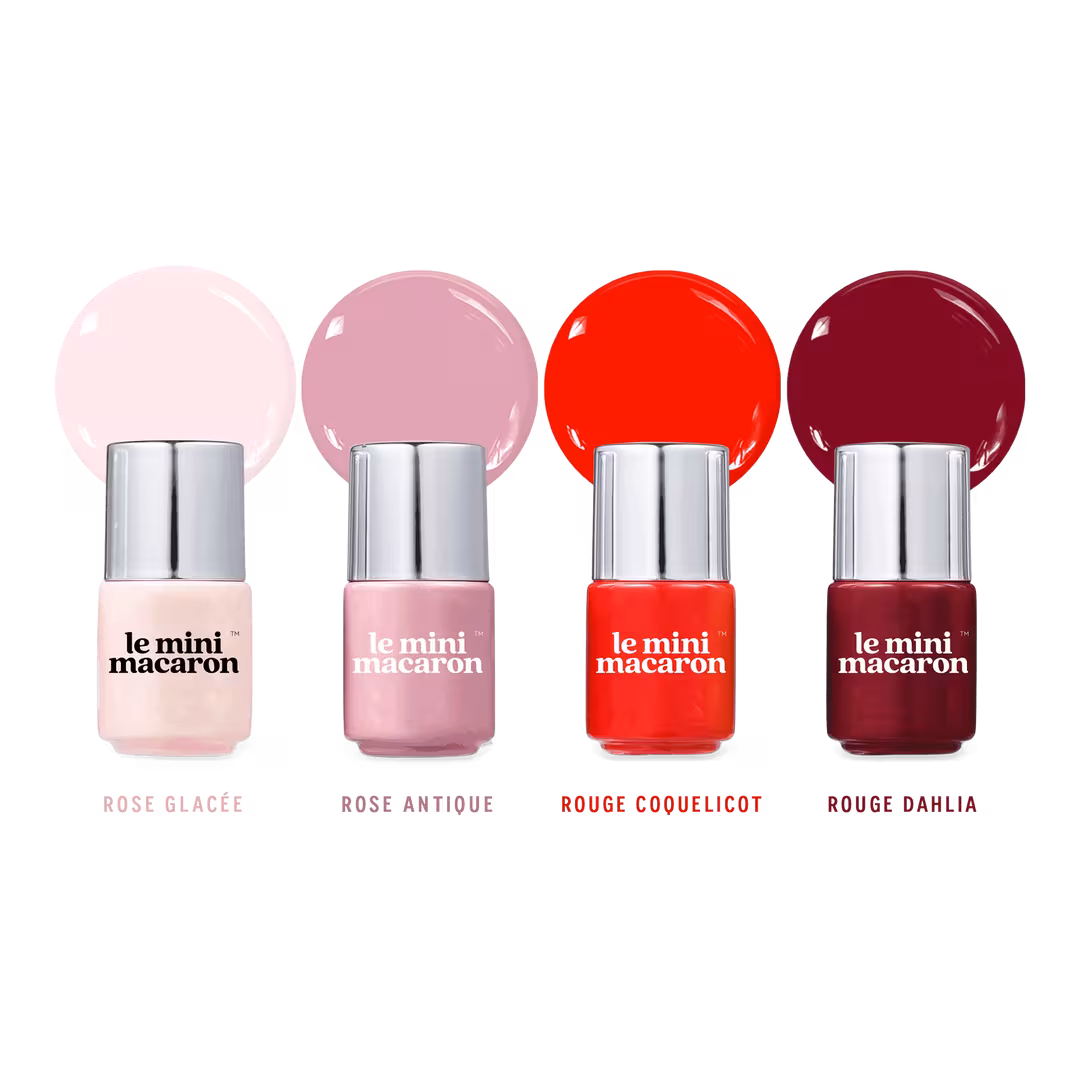 Le Mini Macaron  Le Maxi ''Rouge & Moi'' Limited Edition Deluxe Gel Manicure Set