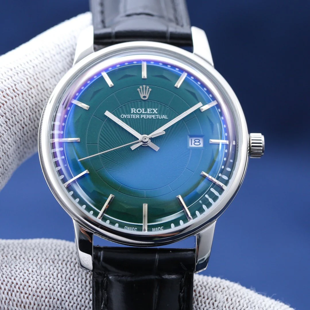Rolex Watch OYSTER PERPETUAL 41MM STEEL CASE GREEN DIAL Watch