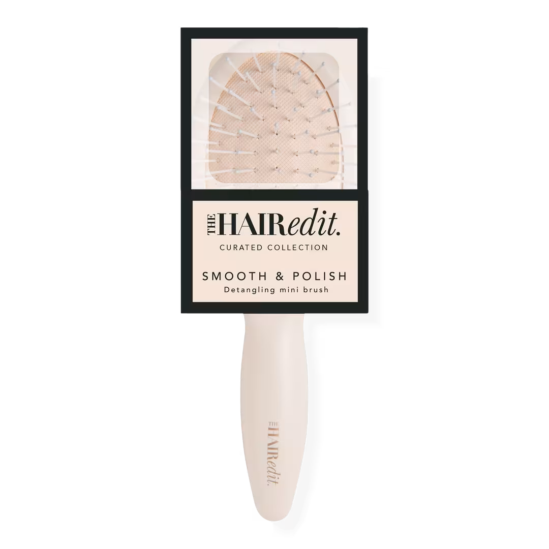 The Hair Edit  Mini Smooth & Polish Detangling Brush