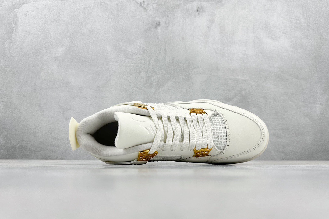 Air Jordan 4 OG sail metallic Gold AQ9129-170 - CCSHOES