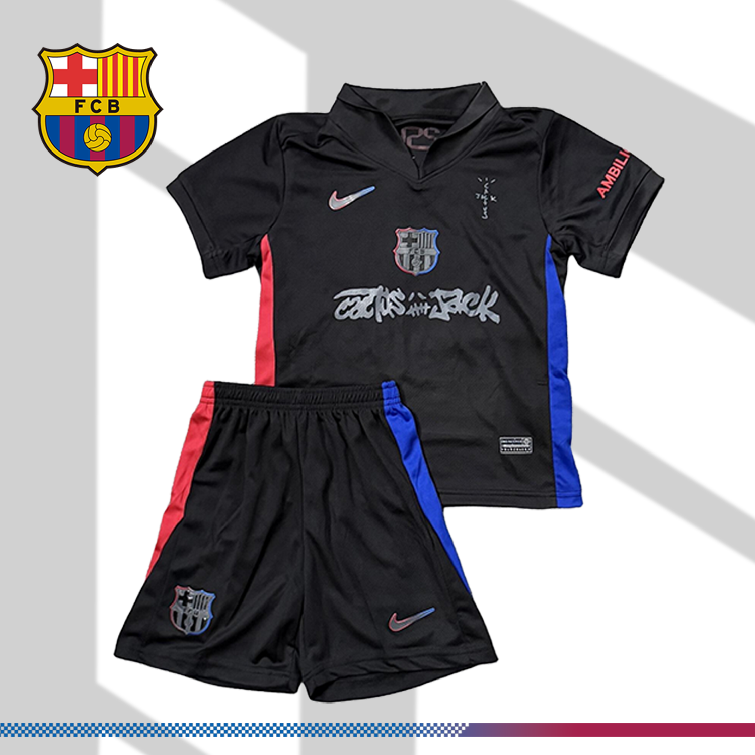 2025/2026 Barcelona co-branded items Kids Kit（Kids Kit socks）