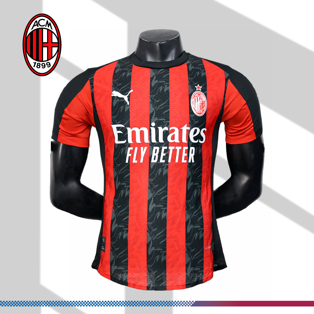 2025/2026 AC Milan Home Football Shirt (Player Edition)