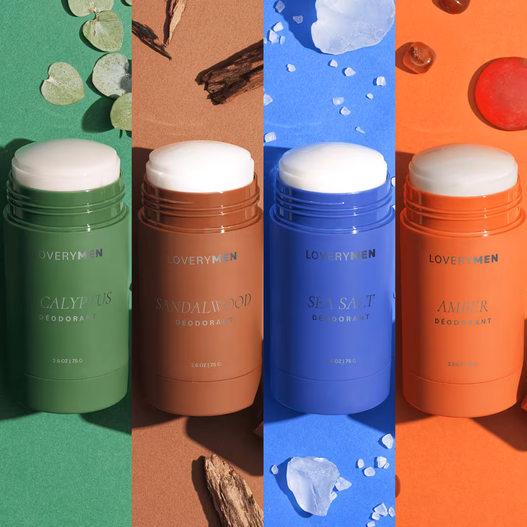 Lovery  Aluminum-Free Men's Deodorant Stick Gift Set