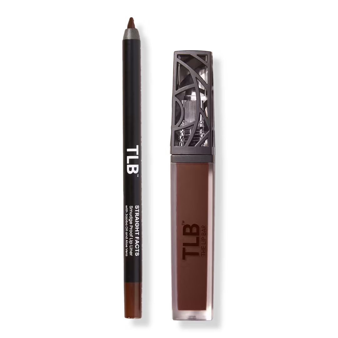 The Lip Bar  Nonstop Liquid Matte Lipstick & Straight Line Lip Liner Set
