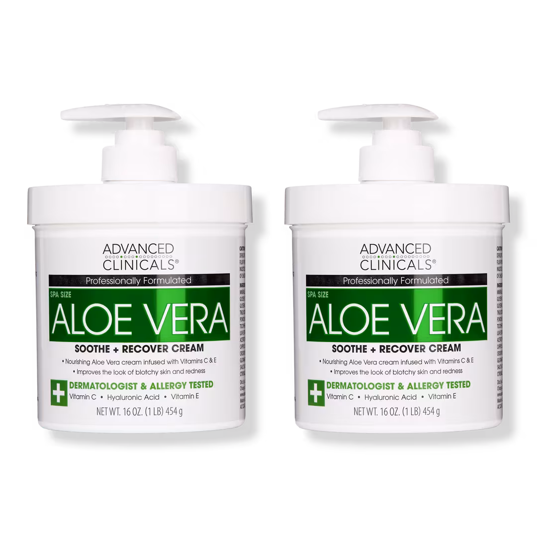 Advanced Clinicals  Aloe Vera Soothe + Recover Cream