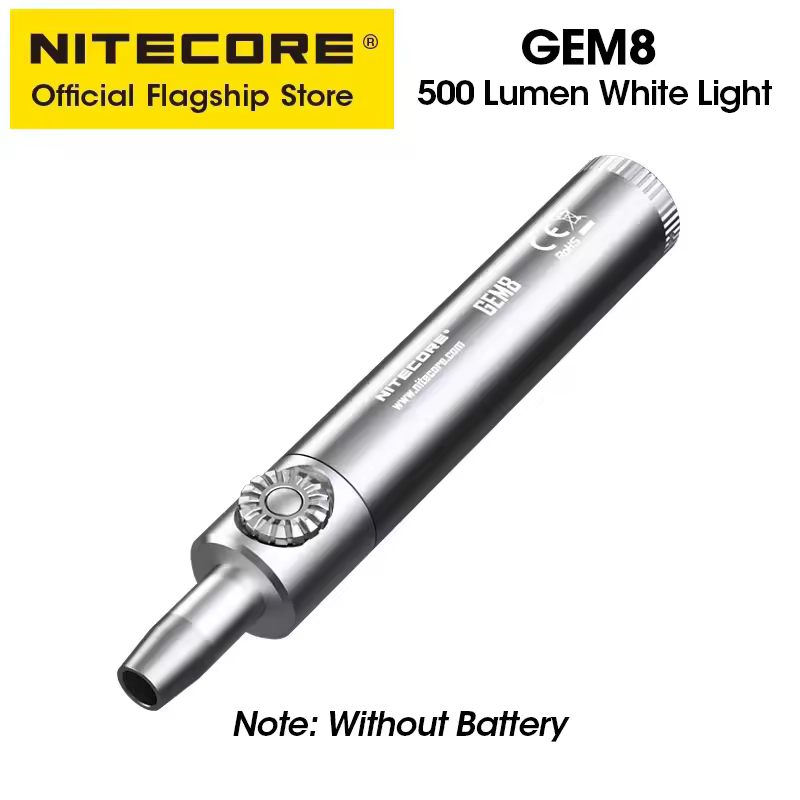 NITECORE GEM8 GEM10UV jewelry appraisal Lamp adjustable powerful jewel detection flashlight Gemstone UV Lantern with Battery
