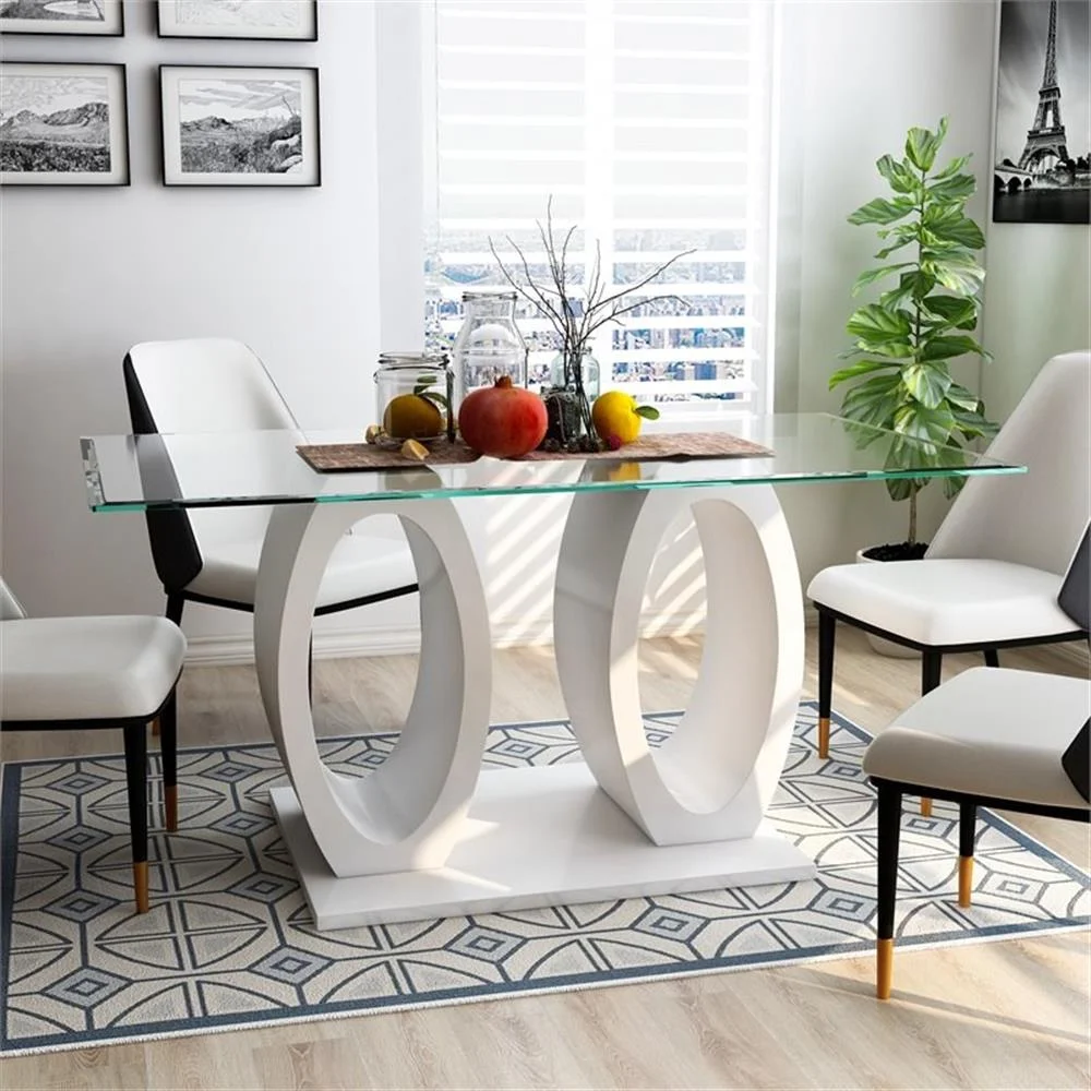 Bowery Hill Dining Table in White