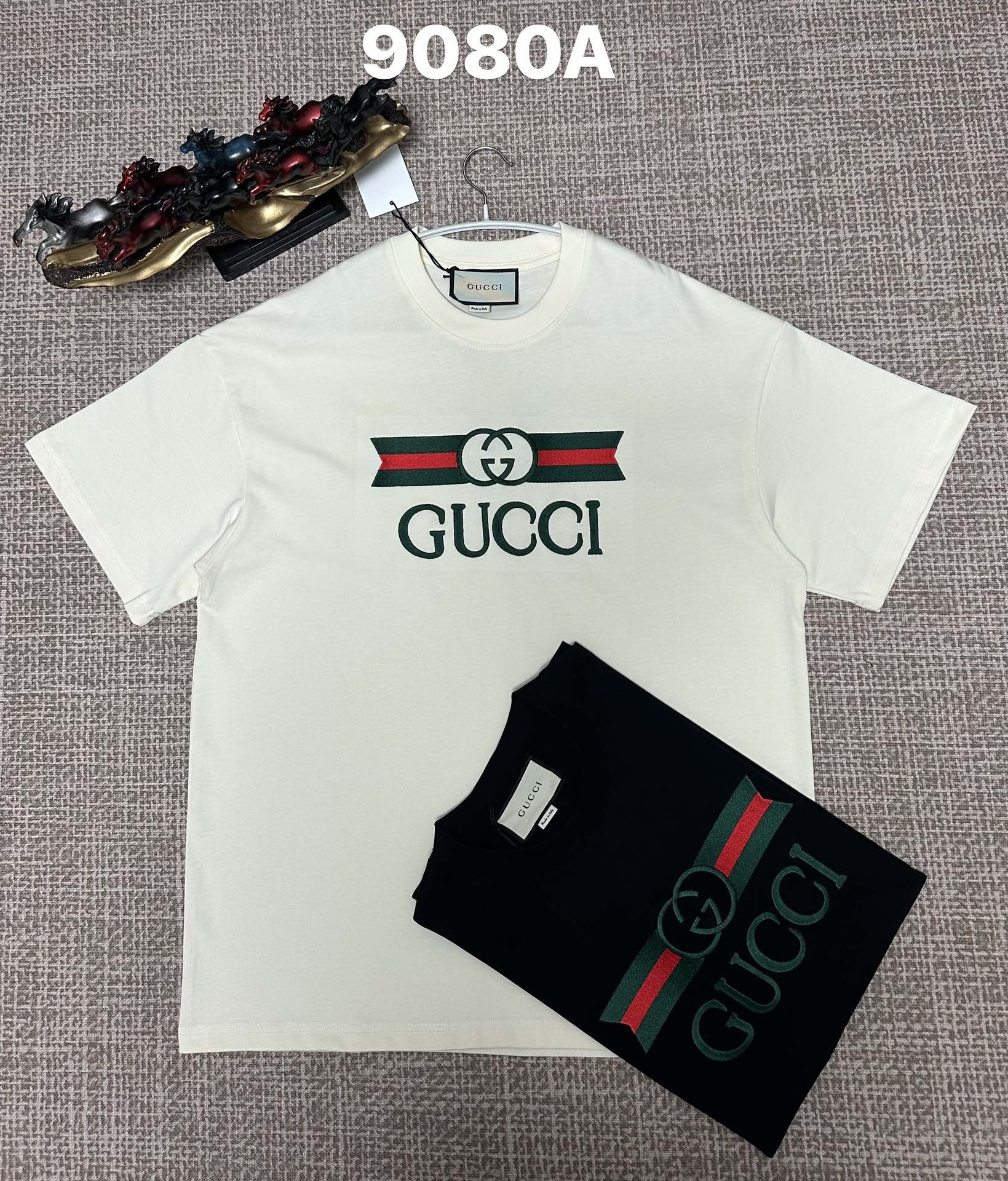 Gucci Interlocking G Web Print T-Shirt