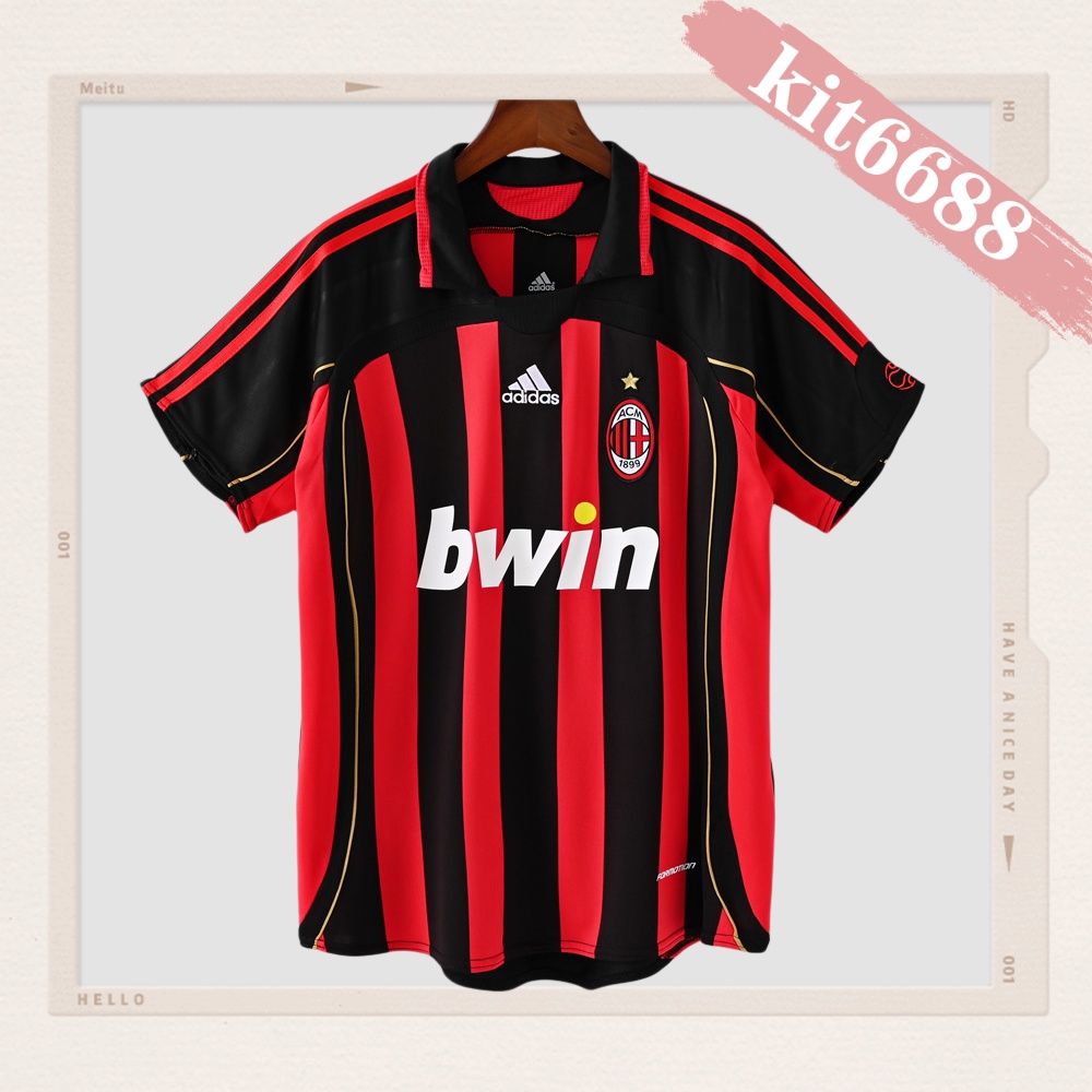 2006/2007 AC Milan Home Retro Football Shirt