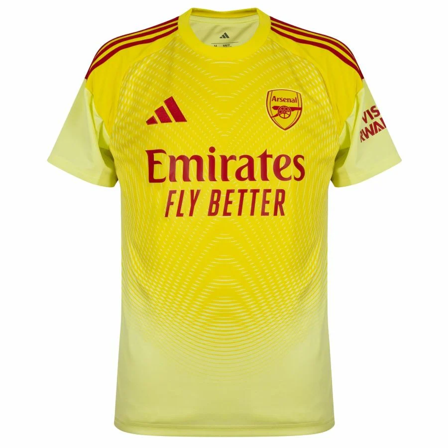 Arsenal Raya Yellow Goalkeeper Home Jersey Men 2025 2026