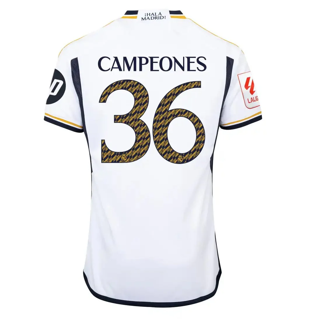 Champions 36th Real Madrid Home Jersey Men 2024
