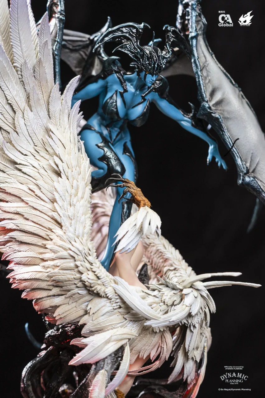 Devilman - Jun Fudo vs. Ran Asuka | 1:6 Resin Statue | by HotCat Studio