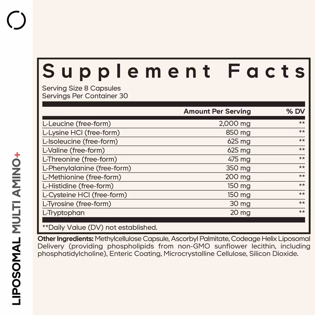 CODEAGE  Liposomal Multi Amino with BCAA & EAA