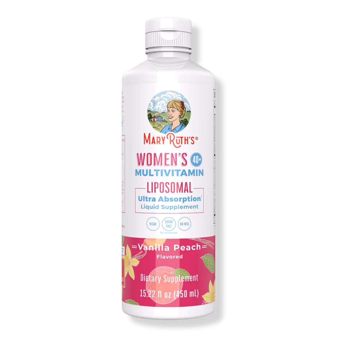 MaryRuth's  Women's 40+ Multivitamin Liposomal Vanilla Peach