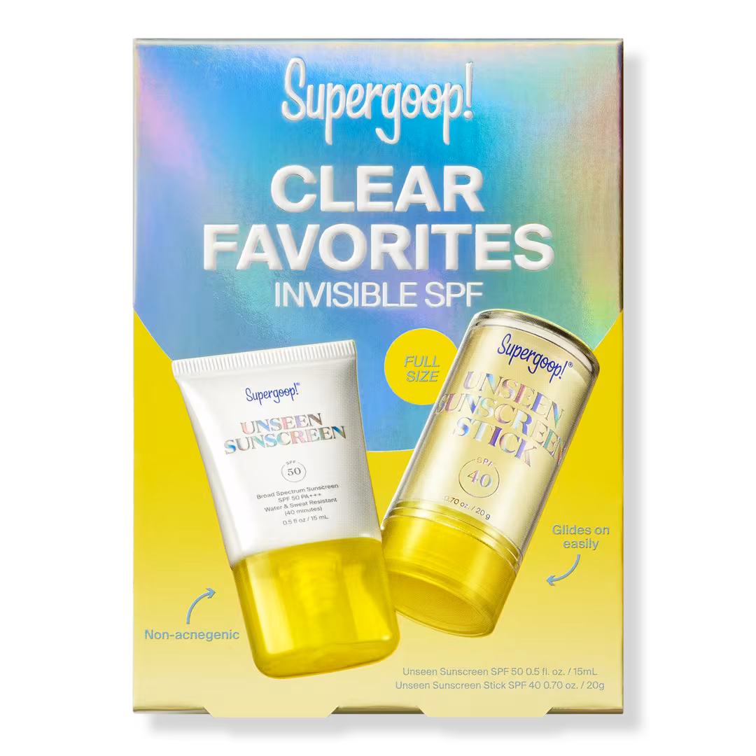 Supergoop!  Clear Favorites Invisible SPF Set