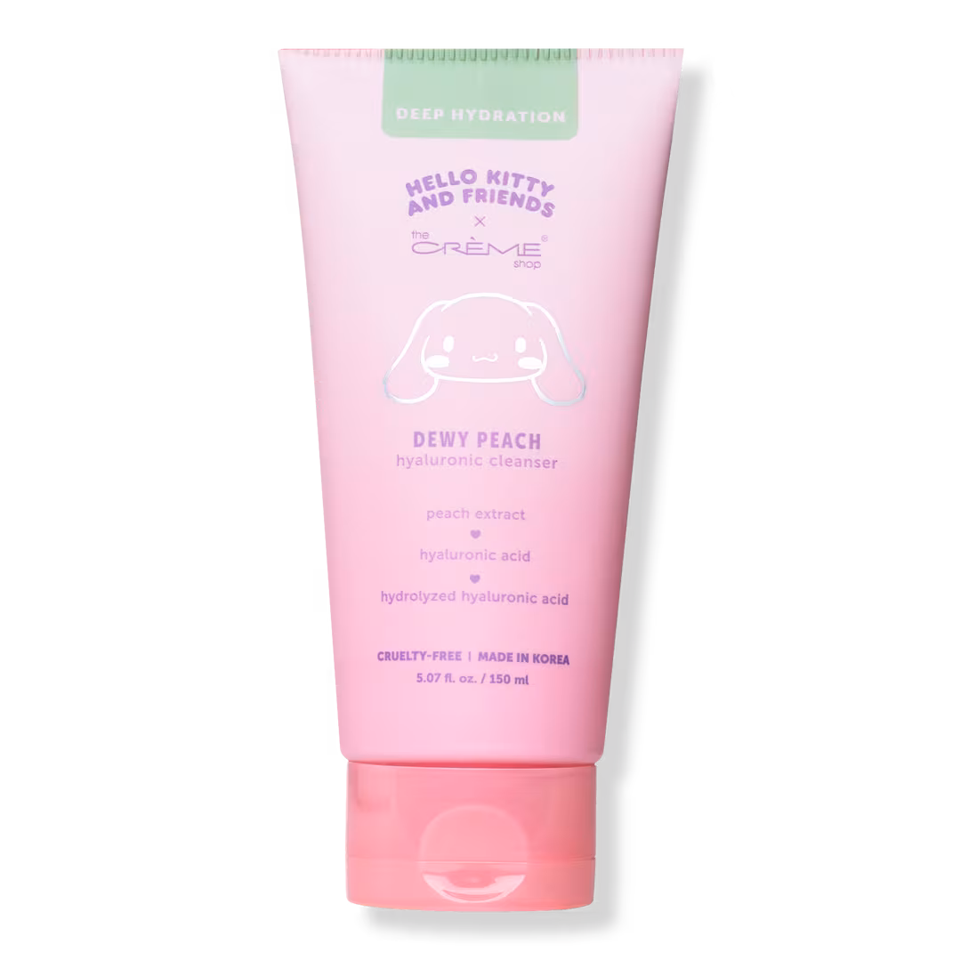 The Crème Shop  Hello Kitty and Friends Dewy Peachy Hyaluronic Cleanser