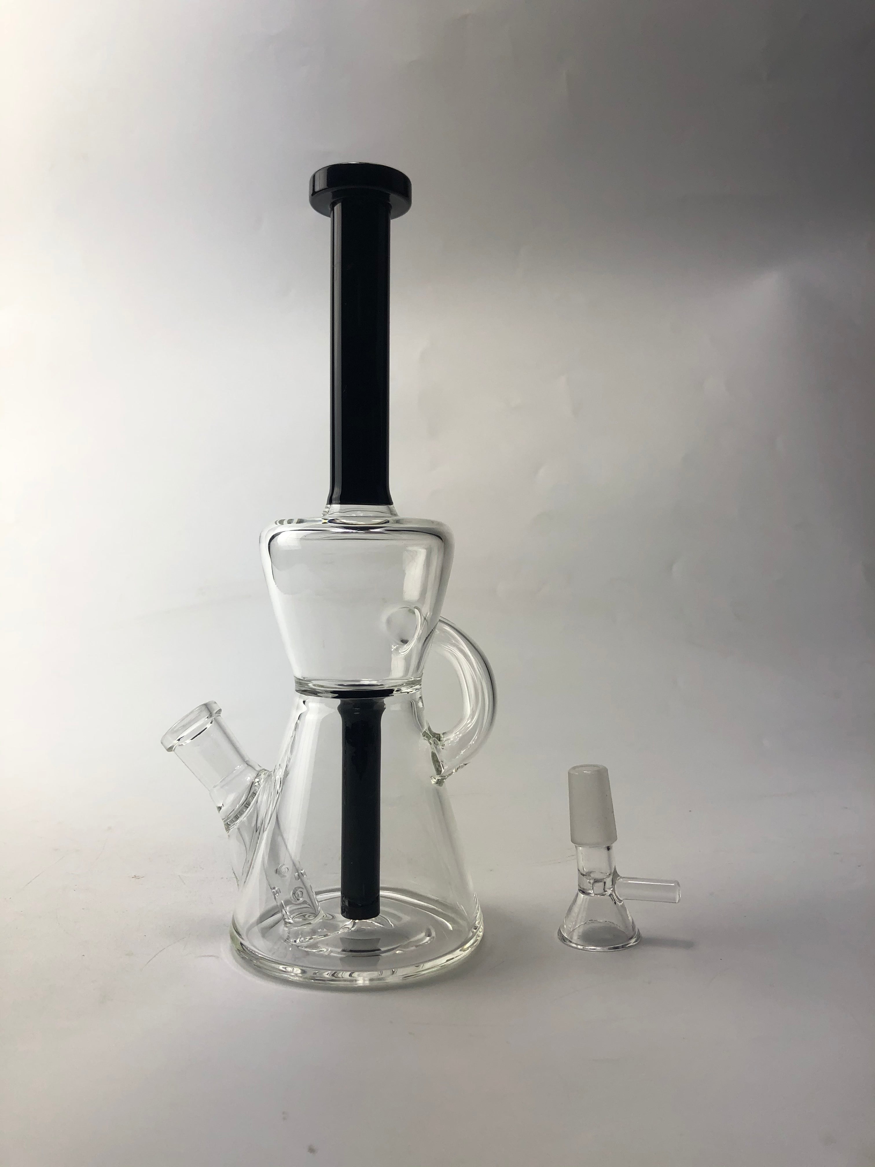 9 Glass Recycler Dab Rig