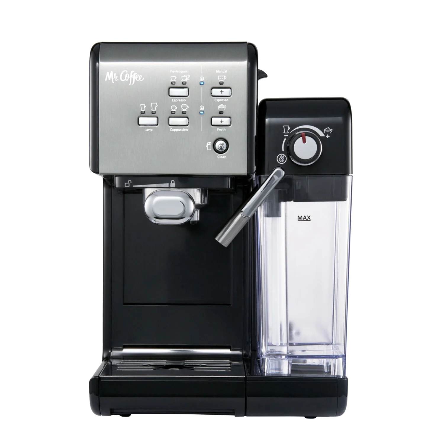Mr. Coffee BVMC-EM7000DS 1 Touch 19 Bar Pump Programmable Espresso Maker Machine