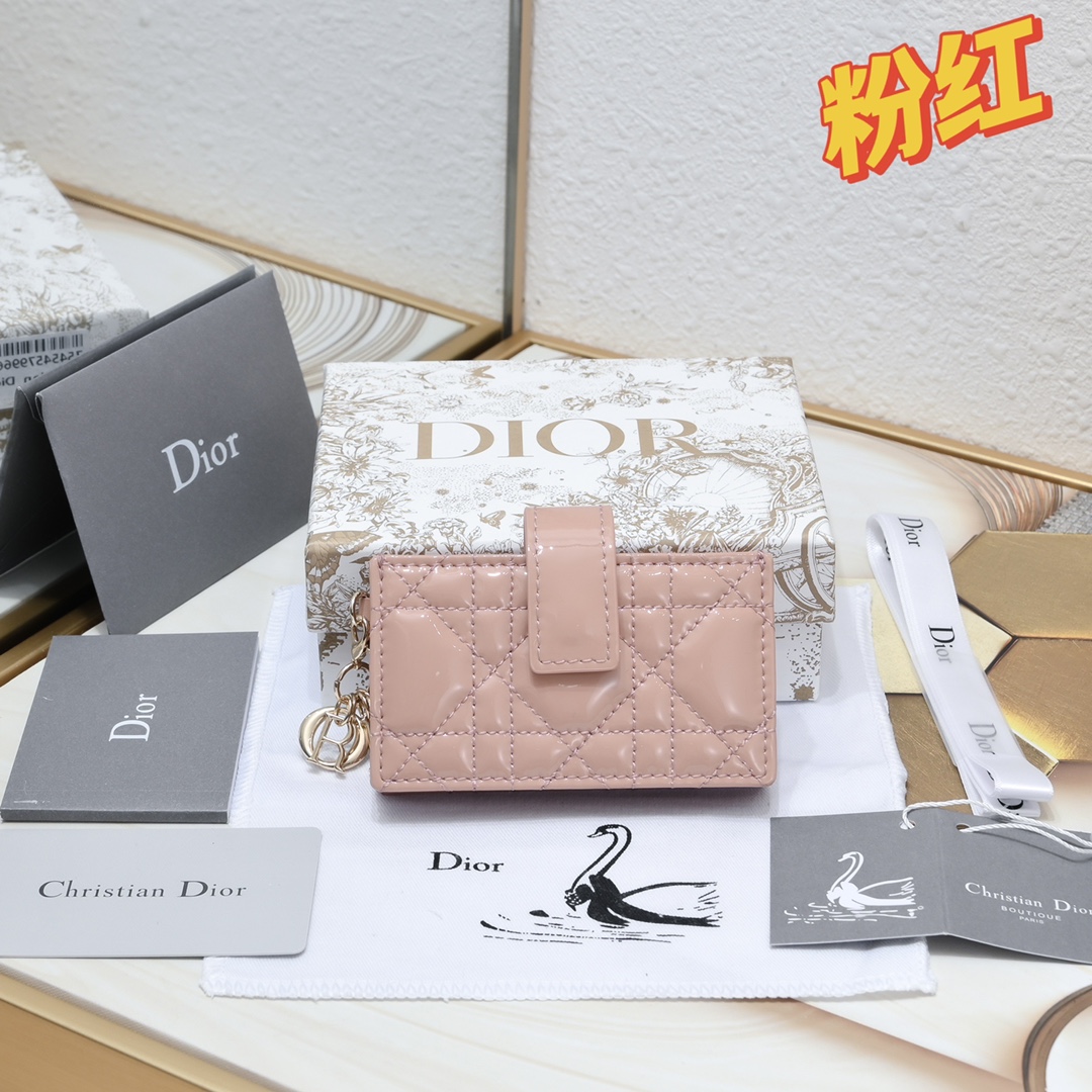 Dior Wallets 5-Gusset Card Holder 10A+ top quality S0178 LM091 10.4cm